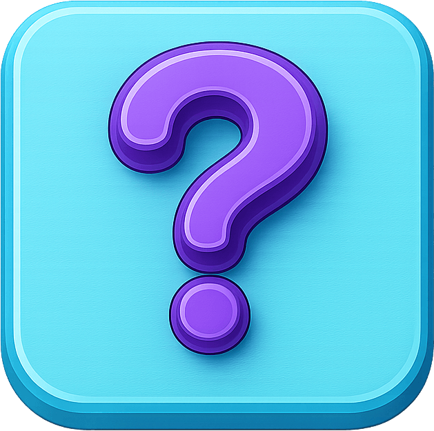 question mark help center icon