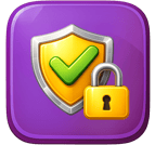 square wellness shield icon