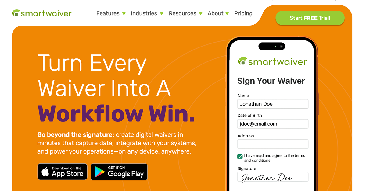 Smartwaiver | Online Waiver Software for Your Organization