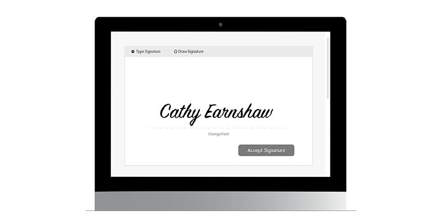 Drawn or Typed Signatures - You Choose!